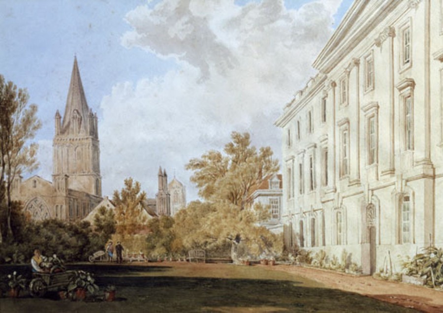 William Turner | Master apollon Blick auf die Christ Church Cathedral und den Garten – William Turner