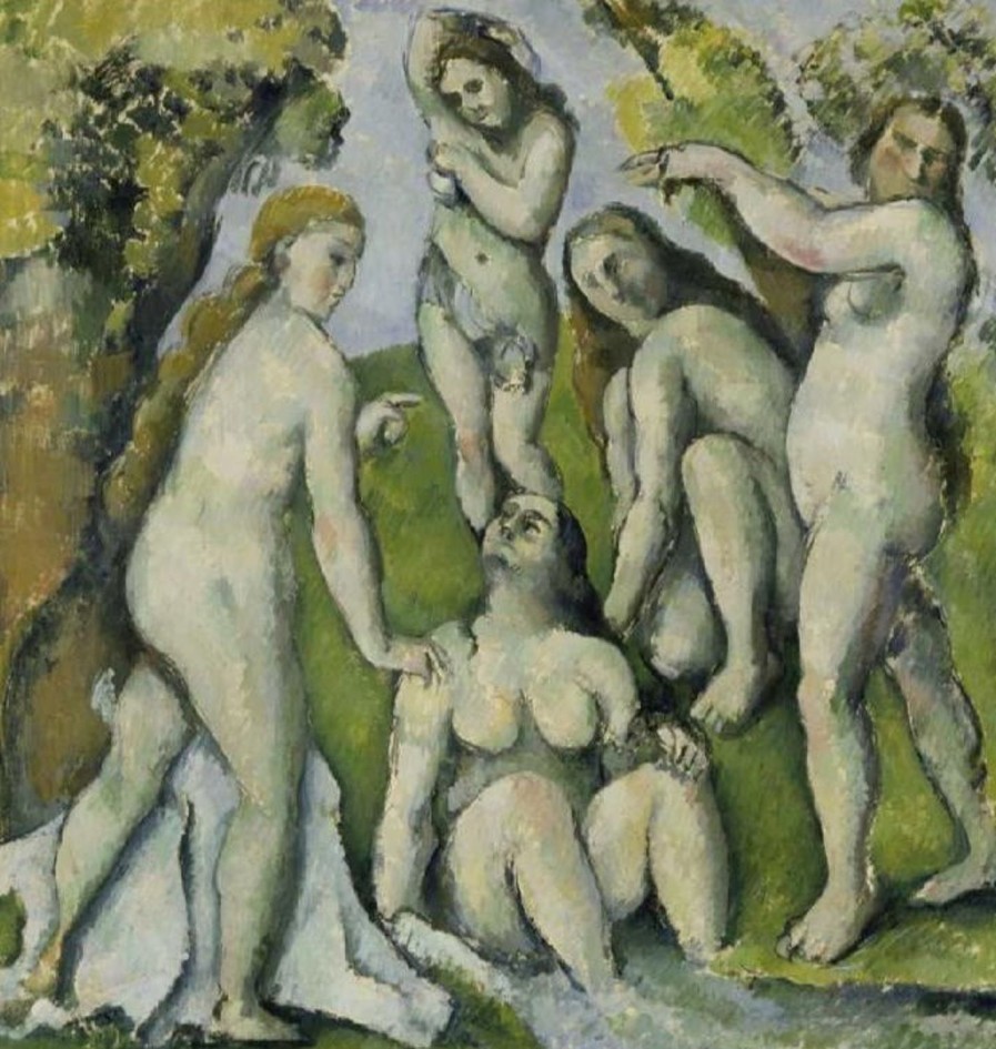 Paul Cézanne | Master apollon Fünf badende Frauen - Paul Cezanne