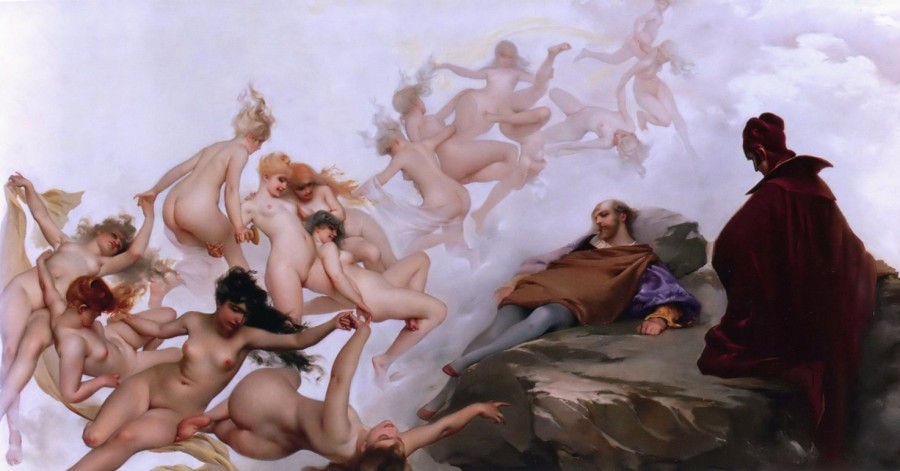 Luis Ricardo Falero | Master apollon Die Vision des Faust – Luis Ricardo Falero