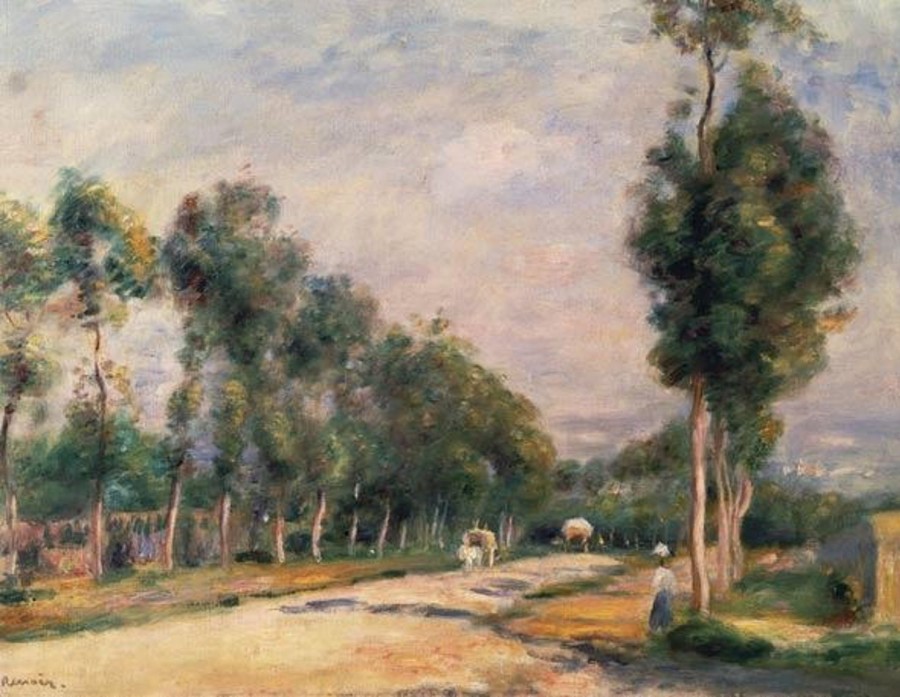 Pierre-Auguste Renoir | Master apollon Straße in der Nähe von Louveciennes 1895 – Pierre-Auguste Renoir