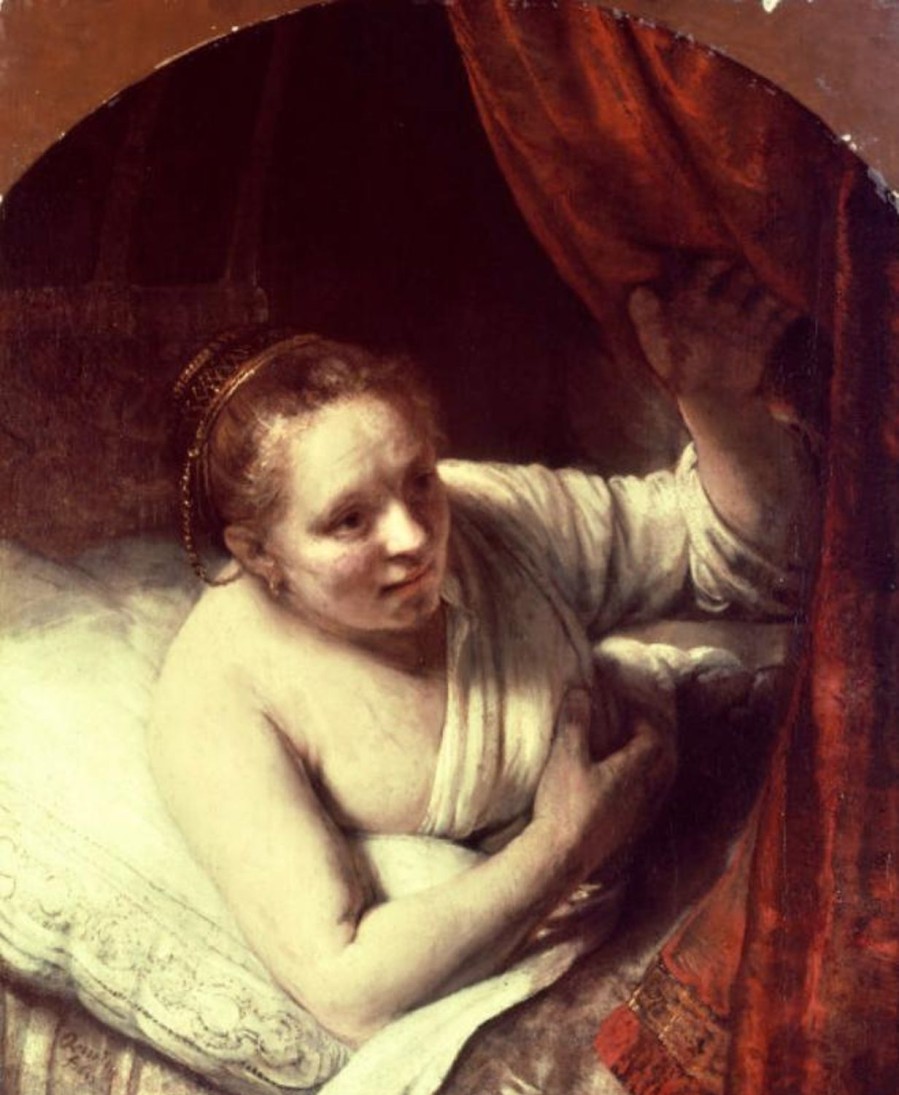 RemMaster apollont van Rijn | Master apollon Rembrandt, Junge Frau im Bett - Rembrandt Van Rijn