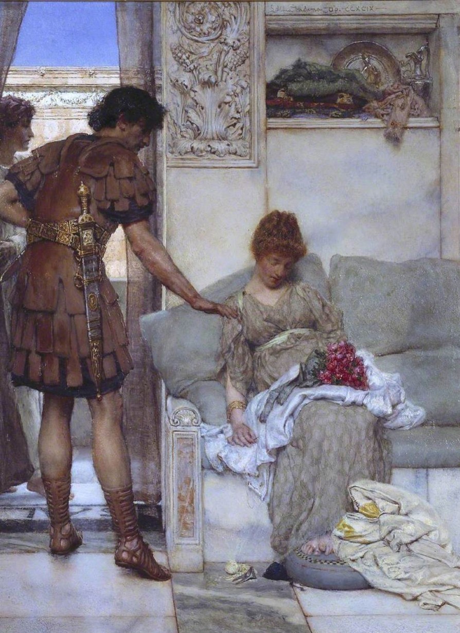 Lawrence Alma&Tadema | Master apollon Ein stiller Gruß – Lawrence Alma-Tadema