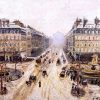 Camille Pissarro | Master apollon Avenue De L'Opera – Wirkung von Schnee – Camille Pissarro