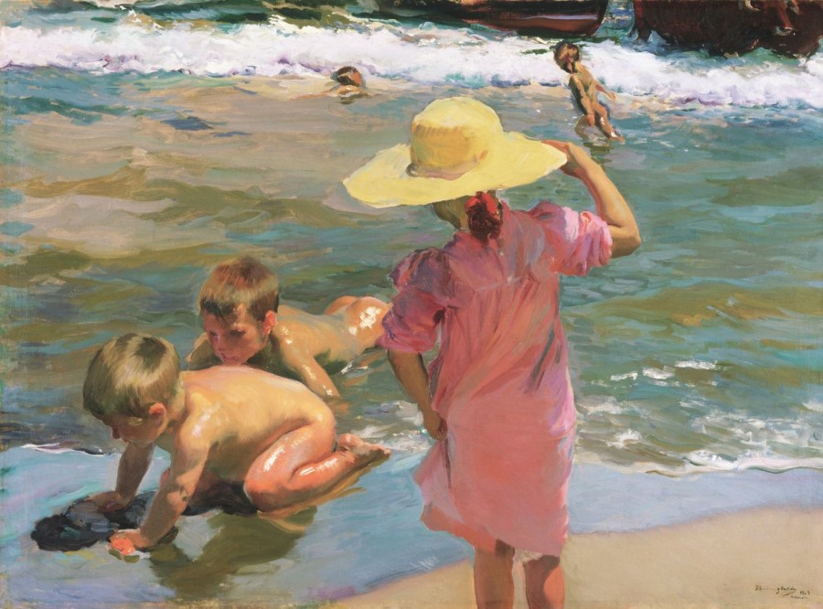 Joaquin Sorolla | Master apollon Kind am Strand – Sorolla