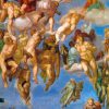 Michel&Angelo | Master apollon Die Gerechten stiegen in den Himmel auf, Detail des „Jüngsten Gerichts“, in der Sixtinischen Kapelle, um 1508 – Michelangelo