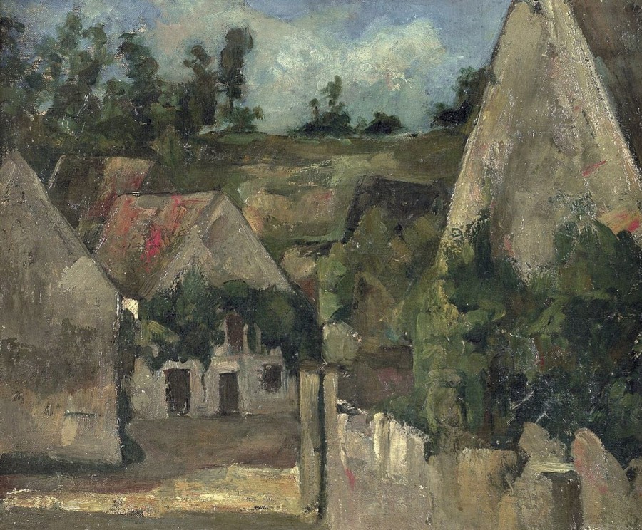 Paul Cézanne | Master apollon Kreuzung der Rue Remy, Auvers – Paul Cezanne