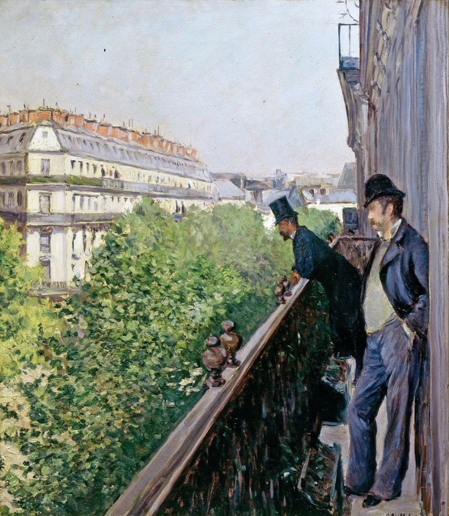 Gustave Caillebotte | Master apollon Im Balcony, Boulevard Haussmann - Caillebotte