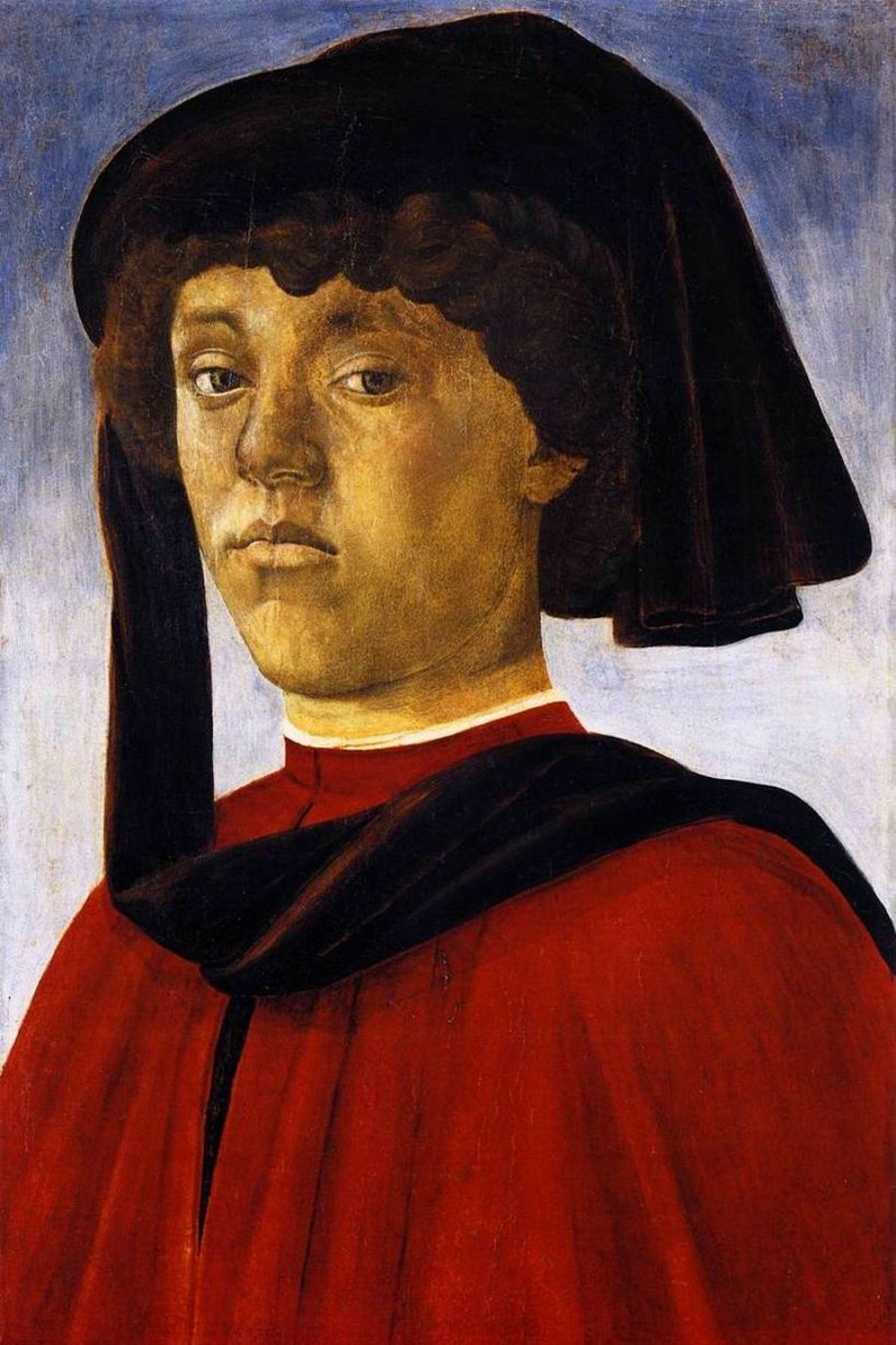 Sandro Botticelli | Master apollon Porträt eines jungen Mannes von Sandro Botticelli