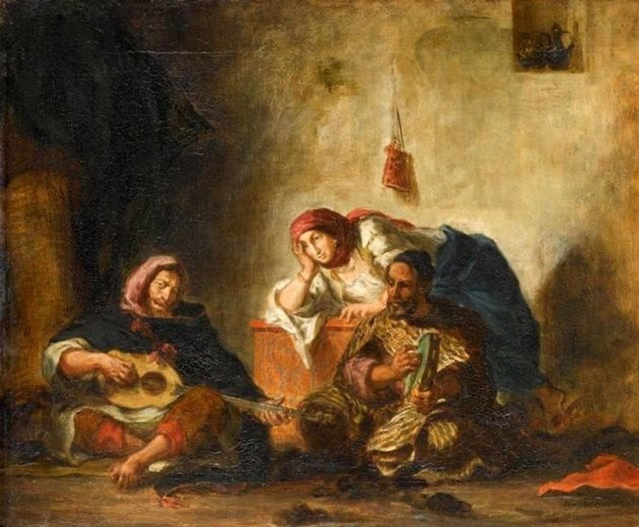 Eugene Delacroix | Master apollon Jüdische Musiker in Mogador – Eugene Delacroix