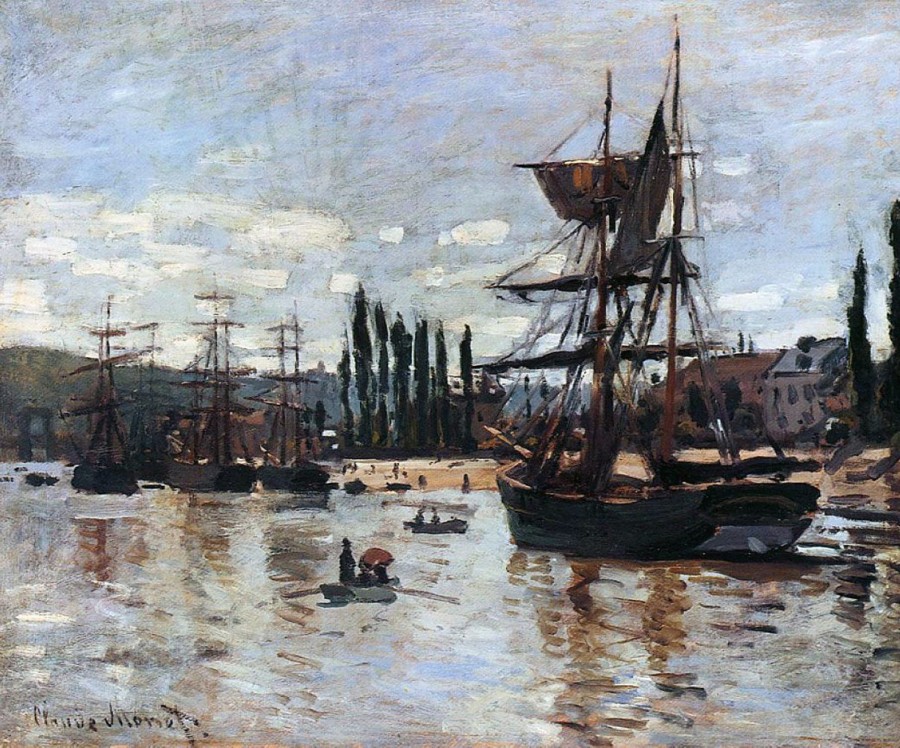 Claude Monet | Master apollon Boote in Rouen - Claude Monet