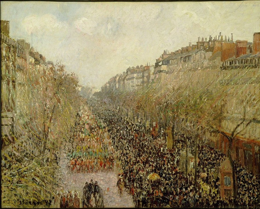 Camille Pissarro | Master apollon Boulevard Montmartre Karneval - Camille Pissarro