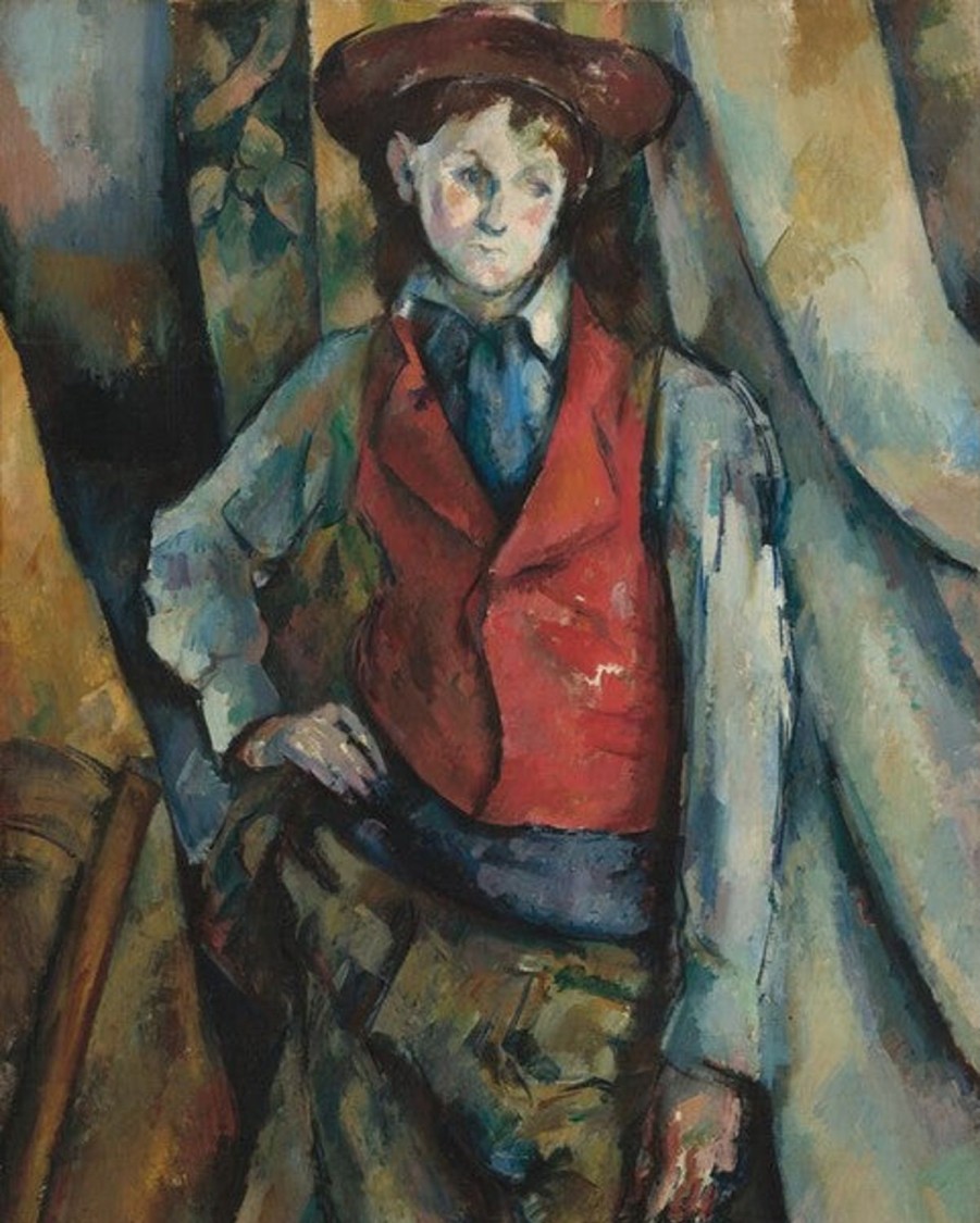 Paul Cézanne | Master apollon Junge in roter Weste – Paul Cezanne