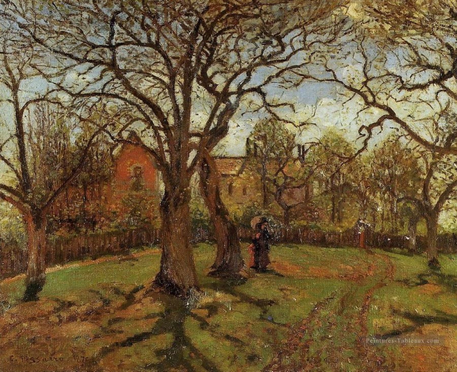 Camille Pissarro | Master apollon Louveciennes Kastanienbäume Frühling - Camille Pissarro