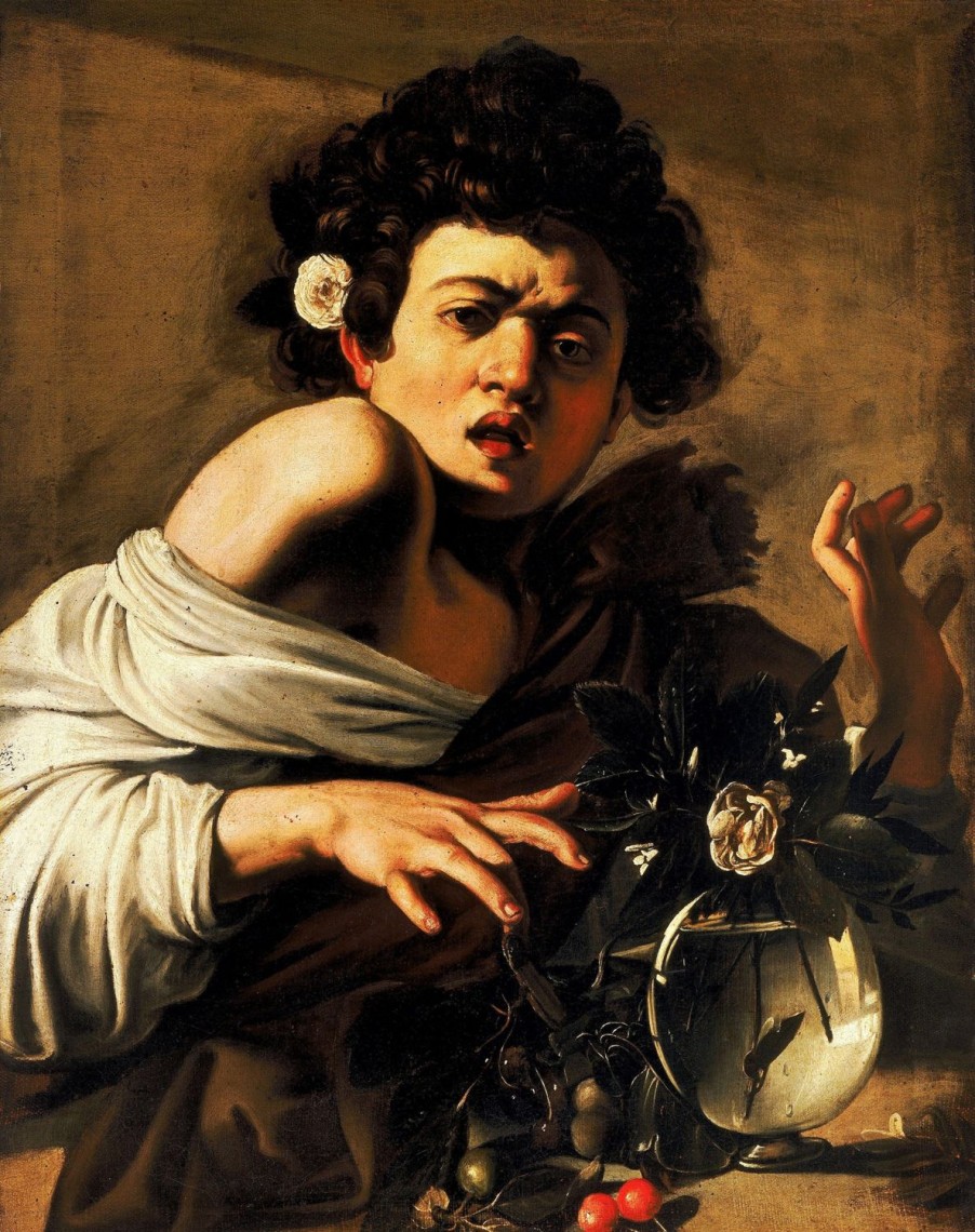 Caravaggio | Master apollon Von einer Eidechse gebissener Junge – Caravaggio