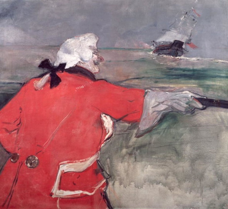 Henri aus Toulouse-Lautrec | Master apollon Admiral Viaud oder Paul Viaud im Admiralskostüm - Toulouse Lautrec