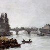 Eugene Boudin | Master apollon Rouen, Pont Corneille, Nebeleffekt – Eugene Boudin