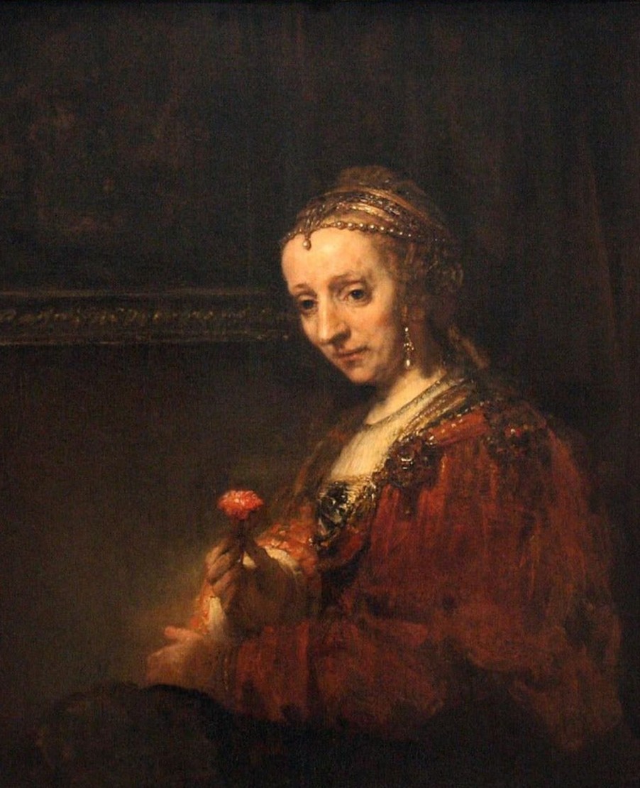 RemMaster apollont van Rijn | Master apollon Frau mit der Nelke – Rembrandt Van Rijn