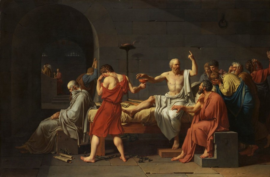 Jacques-Louis David | Master apollon Der Tod des Sokrates - Jacques-Louis David