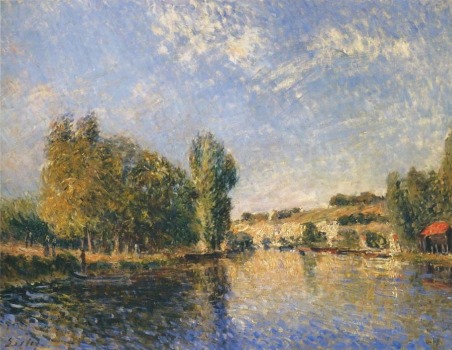 Alfred Sisley | Master apollon Le Loing à Moret – Alfred Sisley