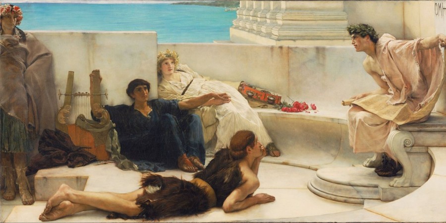 Lawrence Alma&Tadema | Master apollon Eine Lesung von Homer – Lawrence Alma-Tadema