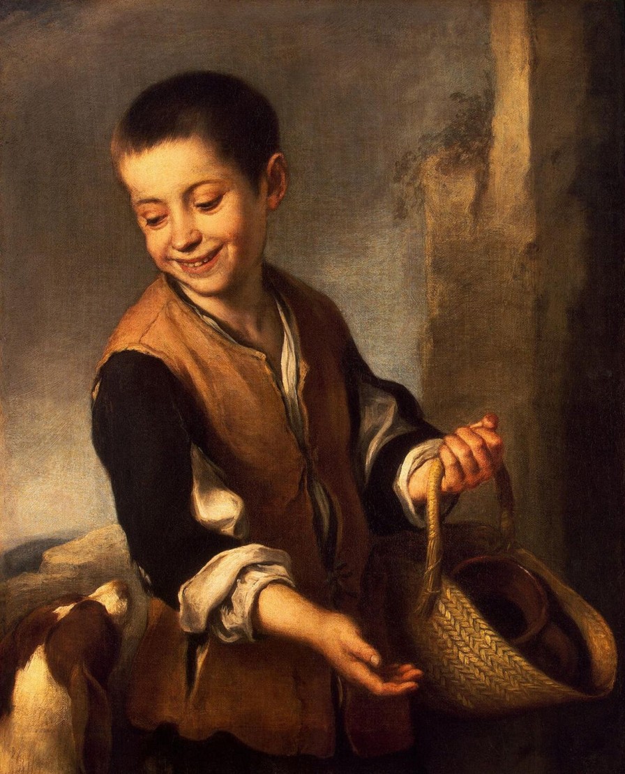 Bartolomé Esteban Murillo | Master apollon Junge mit Hund – Bartolomé Esteban Murillo