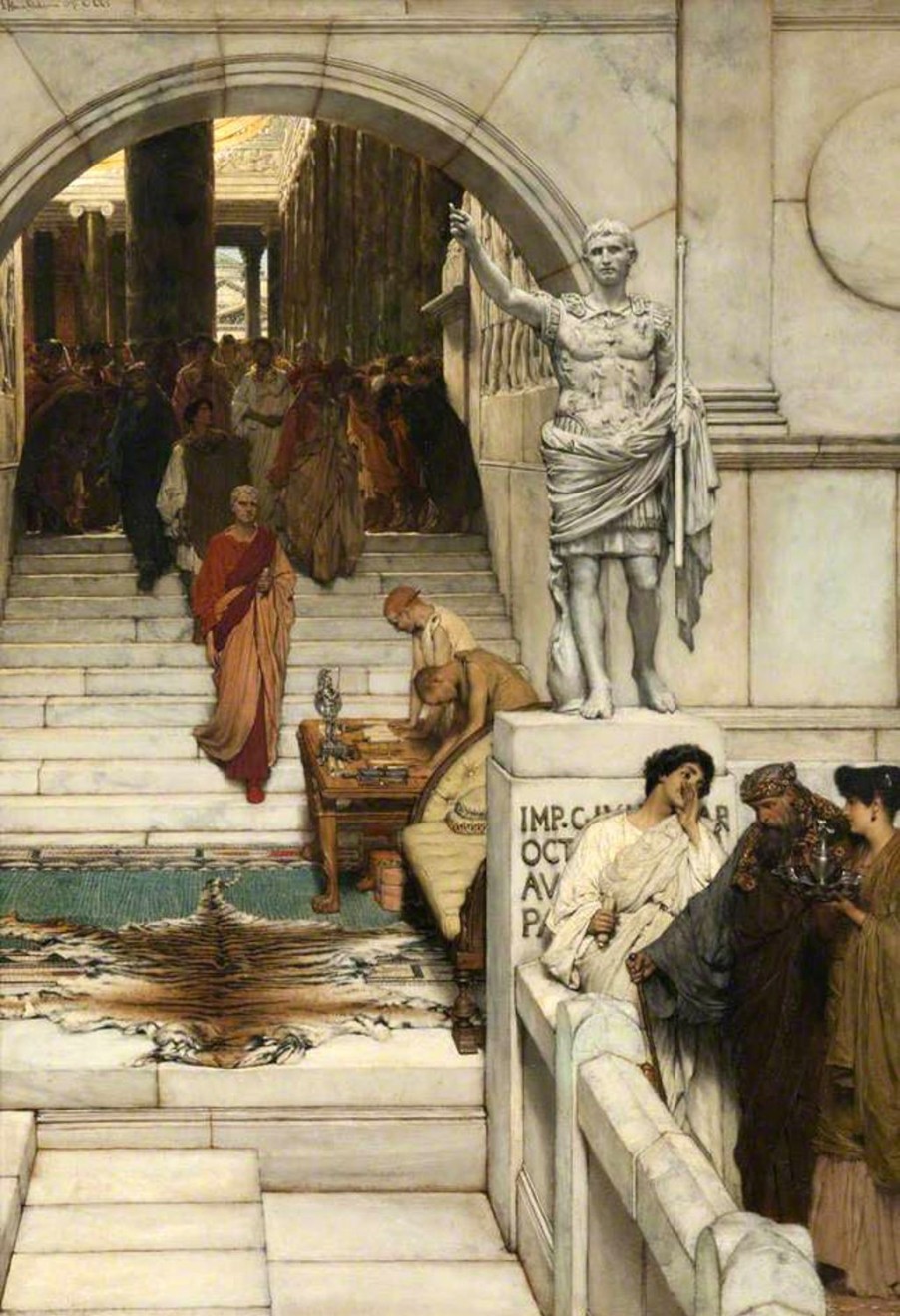 Lawrence Alma&Tadema | Master apollon Eine Audienz bei Agrippa – Lawrence Alma-Tadema