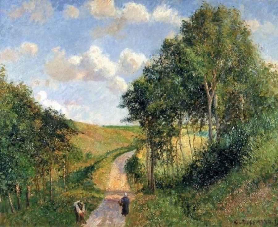 Camille Pissarro | Master apollon Landschaft in Berneval - Camille Pissarro