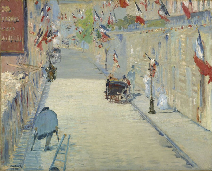 Edouard Manet | Master apollon Rue Mosnier mit Fahnen - Edouard Manet