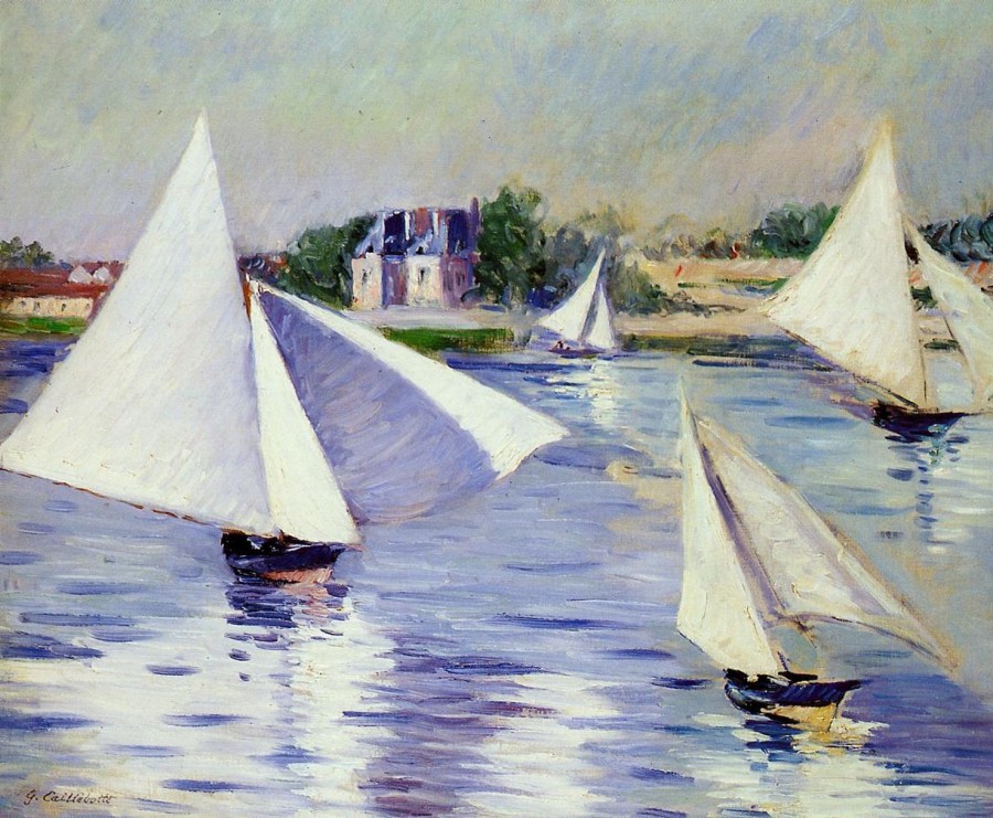 Gustave Caillebotte | Master apollon Segelboote auf der Seine in Argenteuil - Caillebotte