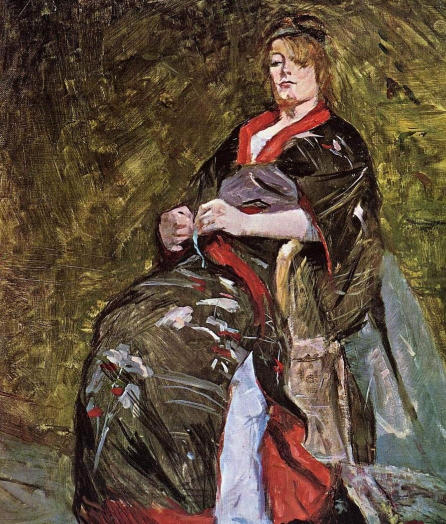 Henri aus Toulouse-Lautrec | Master apollon Lily Grenier im Kimono - Toulouse Lautrec