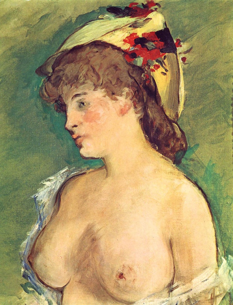 Edouard Manet | Master apollon Die oben ohne Blondine – Edouard Manet