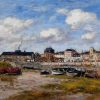 Eugene Boudin | Master apollon Der Hafen von Trouville, bei Tide Basse – Eugene Boudin