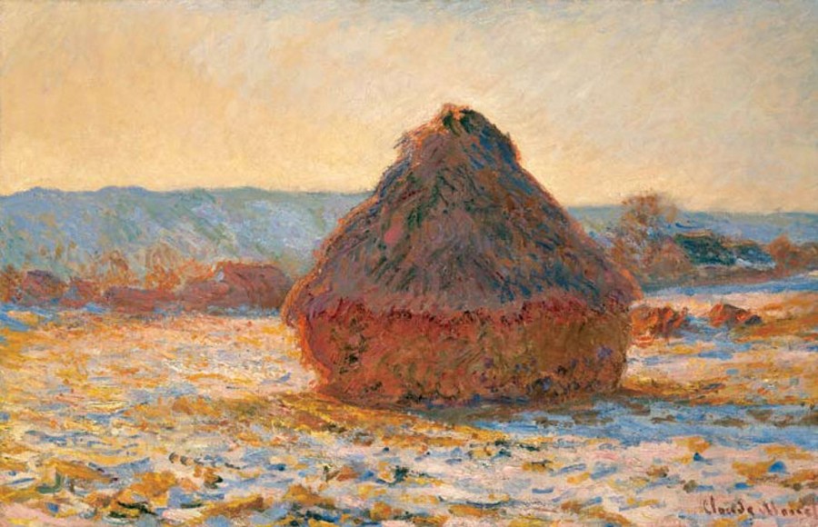 Claude Monet | Master apollon Mühlstein, Schneeeffekt, Sonne – Claude Monet