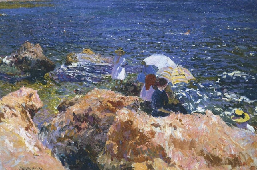 Joaquin Sorolla | Master apollon Auf den Felsen von Javea – Sorolla