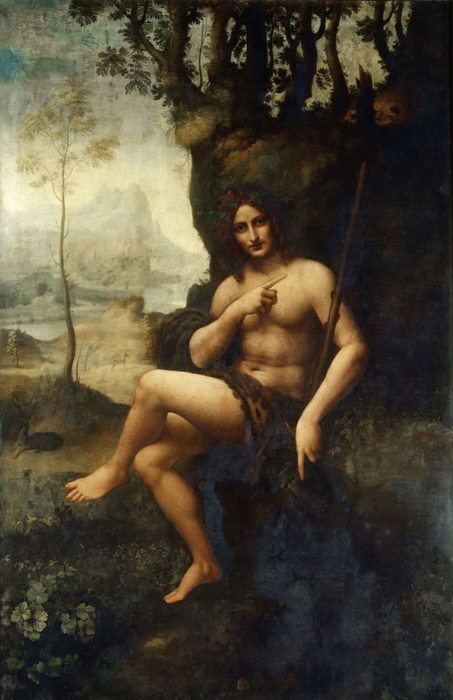 Leonardo DeVinci | Master apollon Bacchus oder Johannes der Täufer - Leonardo Da Vinci