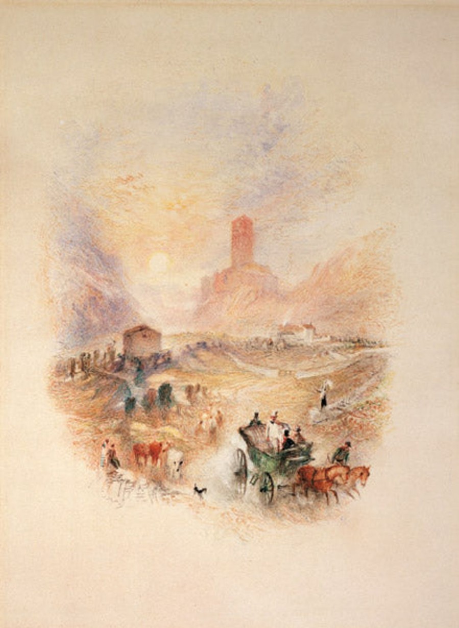 William Turner | Master apollon Sir Walter Scott zu Besuch im Smallholm Tower – William Turner