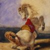 Eugene Delacroix | Master apollon Aufbäumendes Pferd - Eugene Delacroix