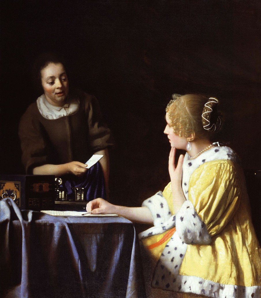 Johannes Vermeer | Master apollon Die Herrin und die Dienerin – Johannes Vermeer