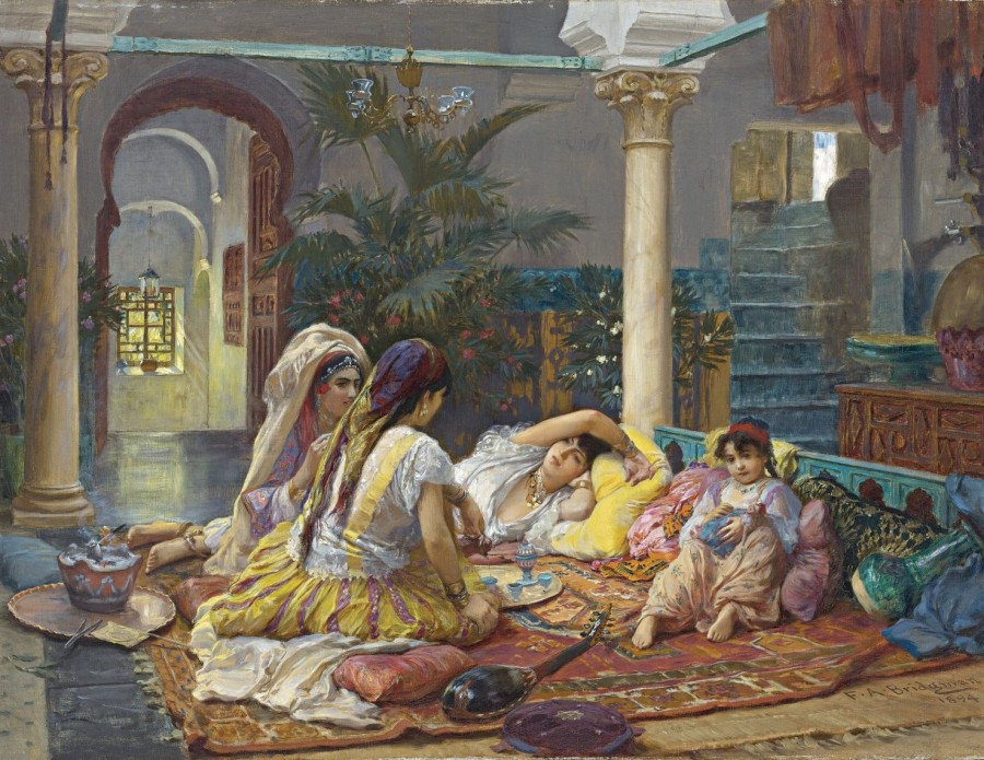 Frederick Arthur Bridgman | Master apollon Im Harem – Frederick Arthur Bridgman