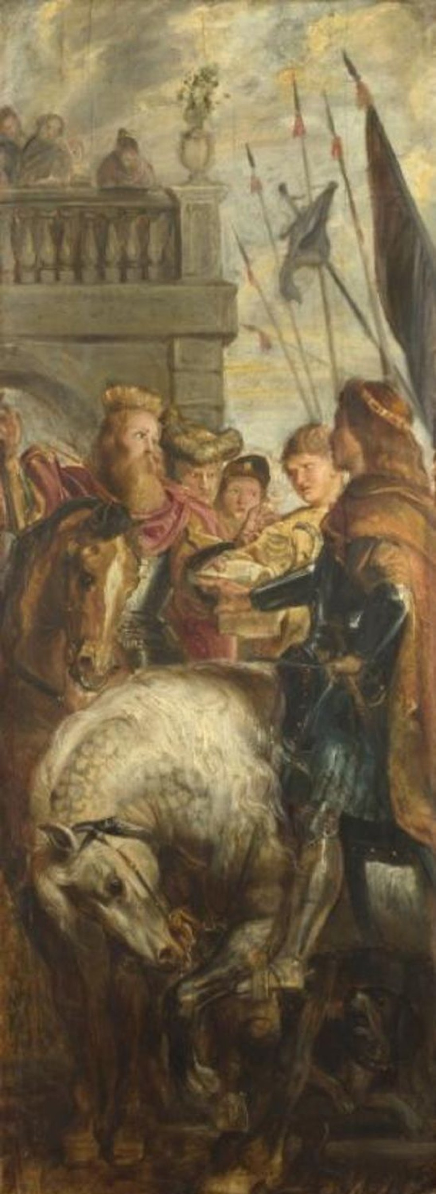 Peter Paul Rubens | Master apollon Clothar Rois und Dagobert streiten mit einem Herold des Kaisers Maurice – Peter Paul Rubens