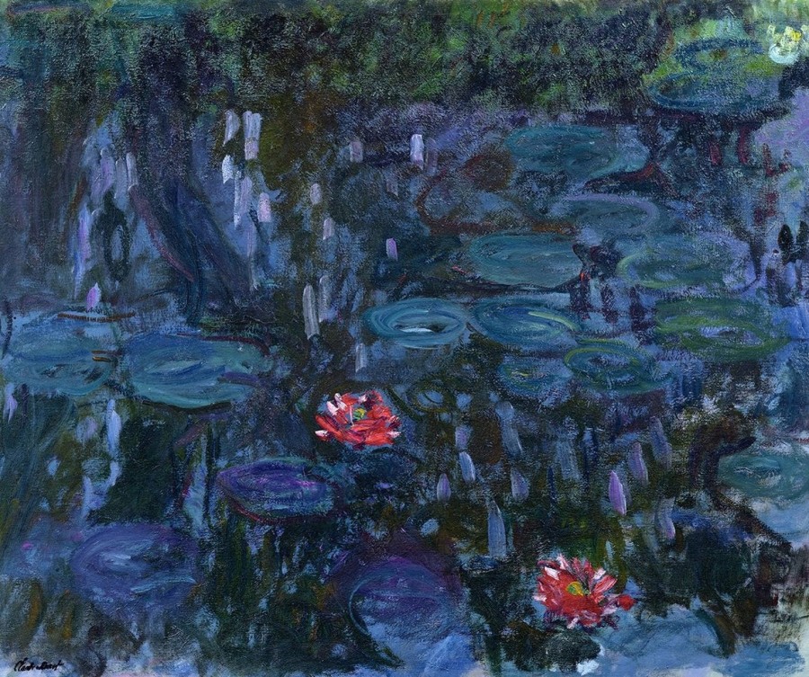 Claude Monet | Master apollon Seerosen, Reflexionen der Weide – Claude Monet