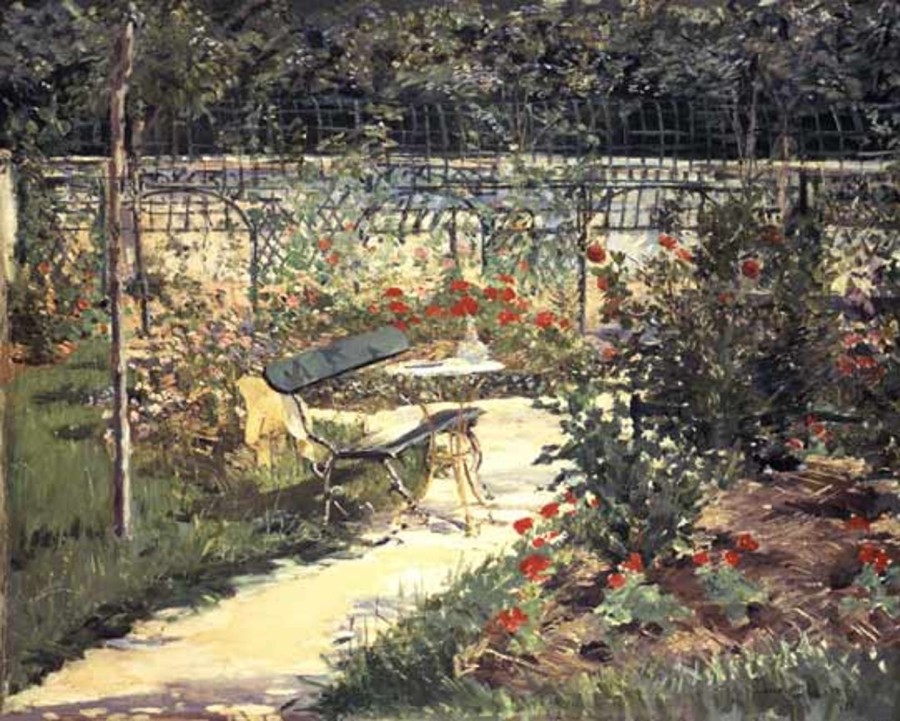 Edouard Manet | Master apollon Die Bank im Garten von Versailles – Edouard Manet