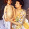 Mary Cassatt | Master apollon Jules wird von ihrer Mutter getrocknet – Mary Cassatt