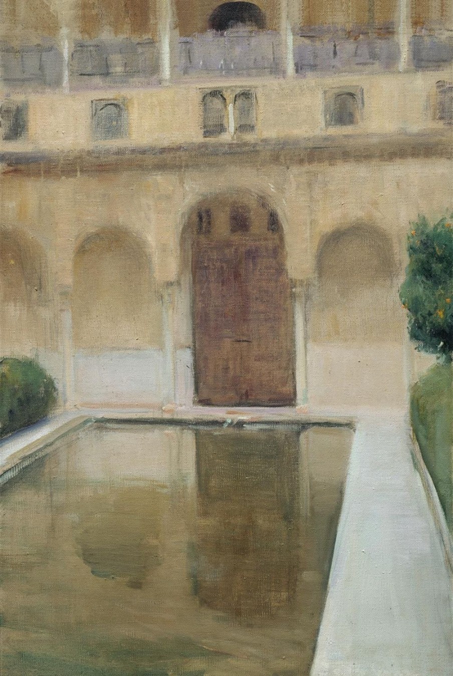 Joaquin Sorolla | Master apollon Innenhof des Pools, Granada - Sorolla