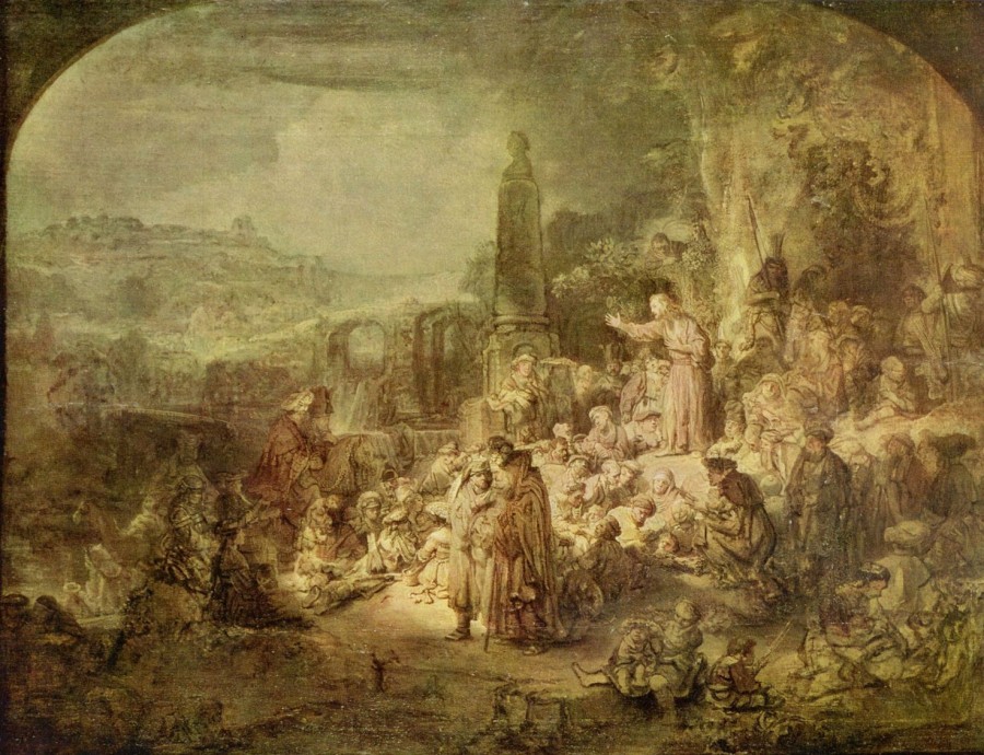 RemMaster apollont van Rijn | Master apollon Die Predigt Johannes des Täufers – Rembrandt Van Rijn