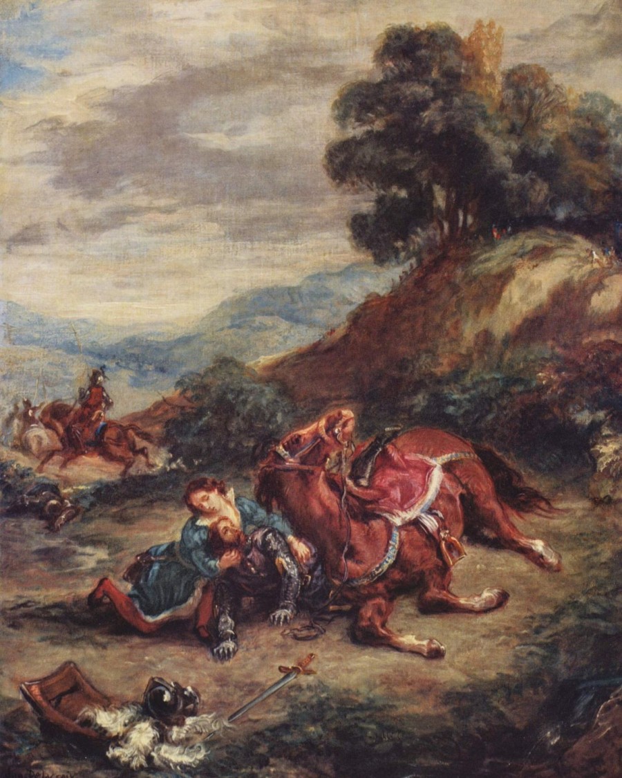 Eugene Delacroix | Master apollon Der Tod von Lara I – Eugene Delacroix