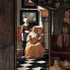 Johannes Vermeer | Master apollon Der Liebesbrief (Vermeer) - Johannes Vermeer