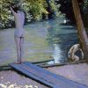 Gustave Caillebotte | Master apollon Bäder am Ufer des Flusses Yerres - Caillebotte