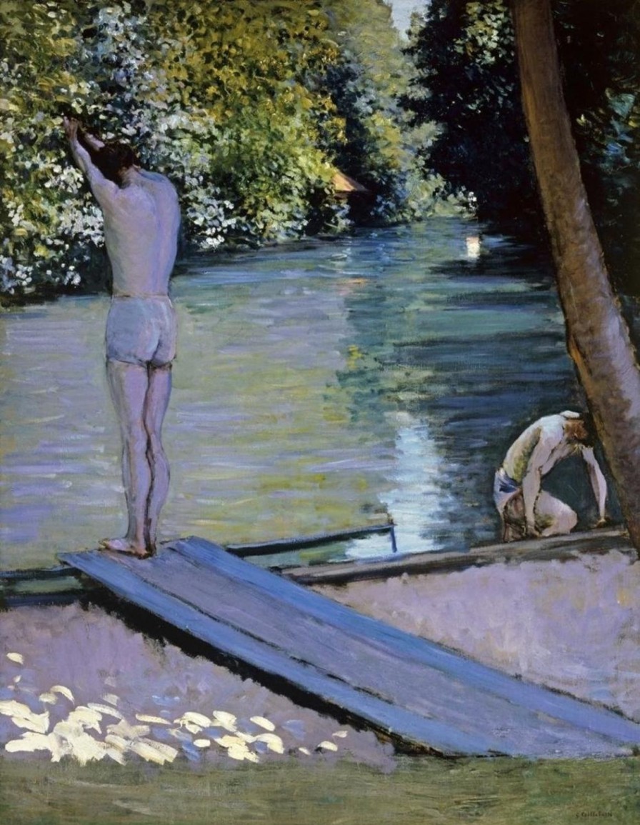 Gustave Caillebotte | Master apollon Bäder am Ufer des Flusses Yerres - Caillebotte