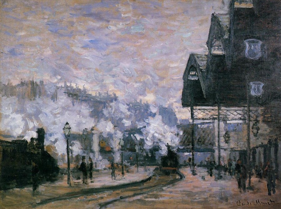 Claude Monet | Master apollon Bahnhof Saint-Lazare, Außenansicht - Claude Monet